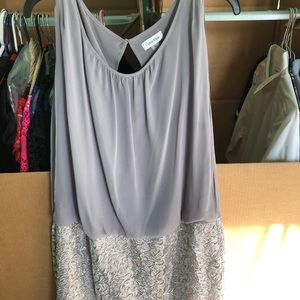 Calvin Klein Gray dressy dress